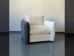 View Bedroom Modern Swivel Lounge Chair Soft Easy Movement And Flexible Positioning Demo
