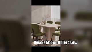 What makes a dining chair ideal for busy commercial spaces?

