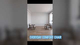Solid Wood Upholstered Dining Chair | Modern Café Chair Design