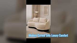 Why are curved sofas becoming the new icon of modern living rooms?
