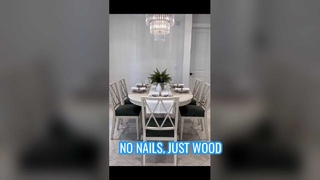 Premium Solid Wood Dining Chair with Upholstery | Strong Internal Structure