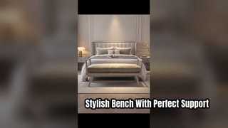 Should an upholstered bench have armrests?
