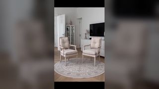 Vintage Solid Wood Upholstered Dining Chair | Soft Back & Seat Design